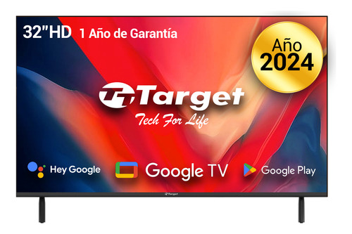 Smart Tv Led 32 Google Tv Target Tt-32gltv, Android, Wi-fi