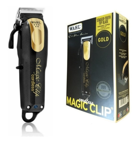 Maquina Wahl Inalambrica Magic Clip Gold Edition Cabello