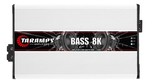 Taramps Bass 8k 8000 Vatio Rms Audio Para Coche 1 Ohmio Paso