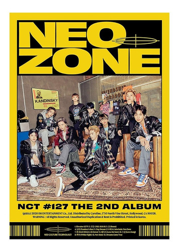 Nct 127 The 2nd Album Nct #127 Neo Zone Cd Nuevo Importado