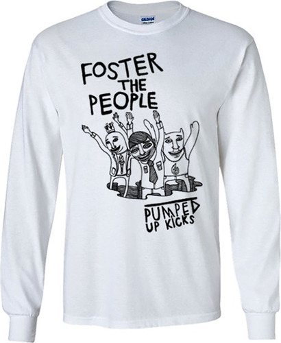 Foster The People Playeras Manga Larga Hombre Y Mujer D9
