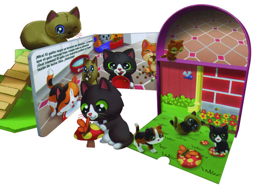 Mini Divertilibros: Gatitos Adorables, de Pachon, Ivan. Editorial Phidal, tapa dura en español, 2020