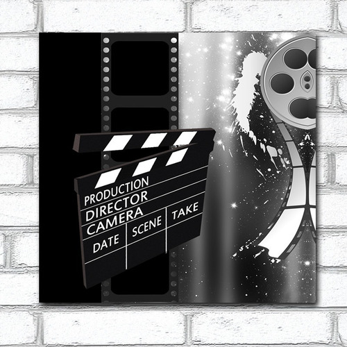 Imagem 7 de 8 de Kit 4 Quadros Para Sala Cinema Audrey Marilyn 60x60cm R2