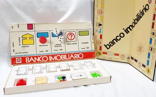 Jogo Banco Imobiliário - Década de 80 (Estrela) - Shopping Máquina do Tempo