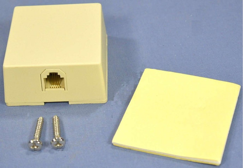 Cajetin Telefónico Rj11 Leviton Linea Telefono 25 Unidades