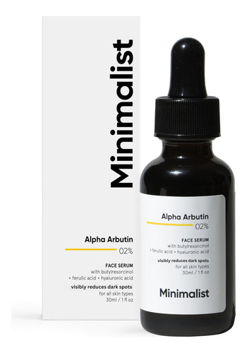 Serum Minimalist 2% Alpha Arbutina Para Pigmentación 30 Ml