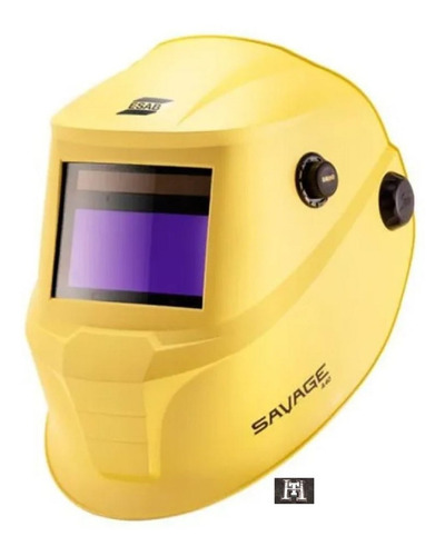 Mascara Careta Fotosensible Esab Savage A40 Amarillo Mig Tig