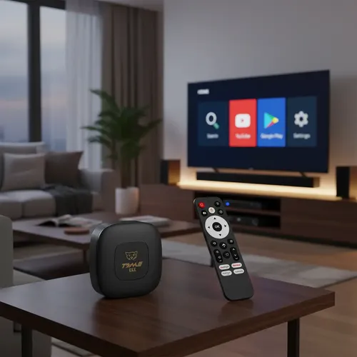 Time Smart TV Box Android 4K Control Voz Streaming Negro | Envío gratis