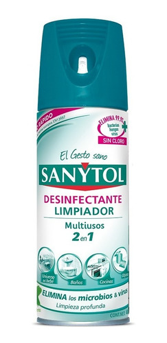Sanytol Desinfectante Limpiador Multiusos 400 Ml 12 Piezas