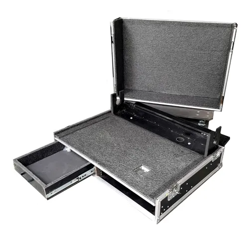 comprar Case Para Behringer Midas M32 C\u002F Cablebox Com Gaveta E Rodas