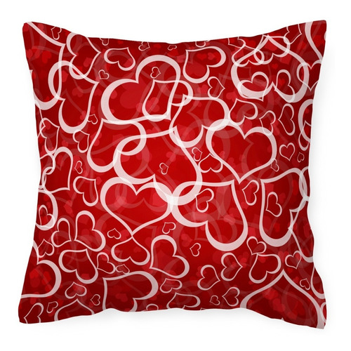  Almohada Cojín Diseño San Valentín Corazones Rojos 29 