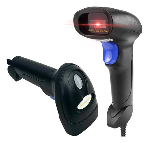 Leitor Goldensky GS-J31Qr Code Código De Barras Com Fio Usb 1d2d Laser Danfe Cor Preto