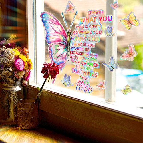 Pegar En Mariposas Calcomanías De Mariposas Etiqueta Engomad