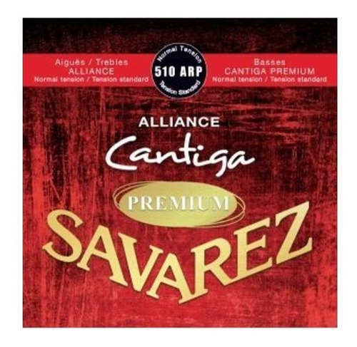 Cuerdas Savarez 510arp Alliance Cantiga Premium Roja