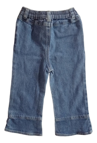 Disney Baby Jeans Con Bordado De Pooh Talla 18 Meses (Usado)