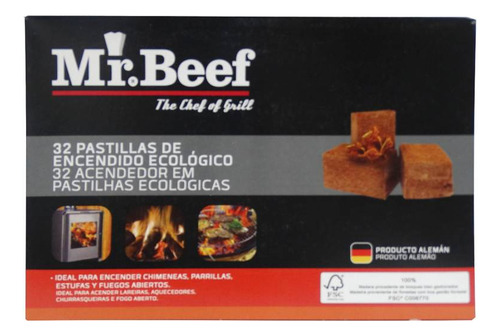 Cubos Encendido Ecológico Fuego Mr Beef