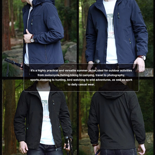 Rompevientos Para Hombre, Estilo Militar, Chamarra Moda