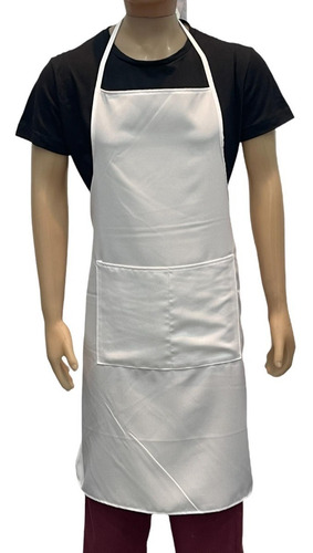 Imagen 2 de 5 de Delantal De Cocina Gastronómico Con Bolsillo, Anti Mancha