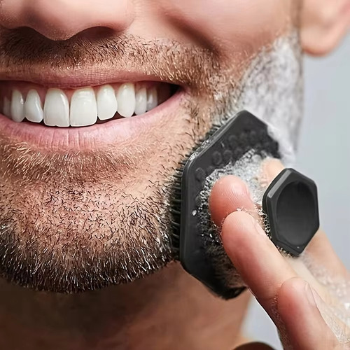 Cepillo Limpiador Facial Exfoliante Para Hombres Silicona