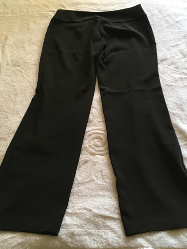 Pantalón Negro De Vestir Elastizado Talle 3 Muy Buen Estado