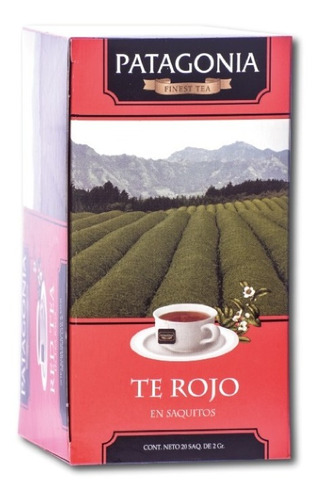 Imagen 1 de 4 de Te Patagonia Premium X 20 Saq. Té Rojo