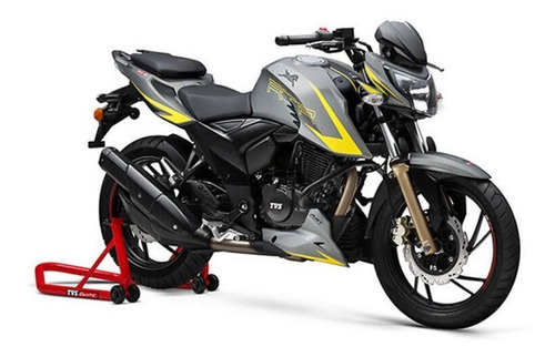 Imagen 16 de 25 de Moto Tvs Rtr 200 4v Gris 2.0 Puesta En La Calle! Caba Y Gba