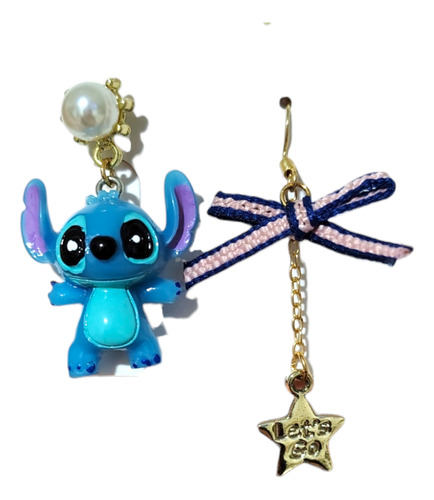Aros Stitch Variedad De Diseños. Muy Hermosos Aros Tendencia