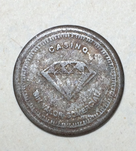 Ficha Cali Colombia Casino Vintage Token Pesos No Id # 3