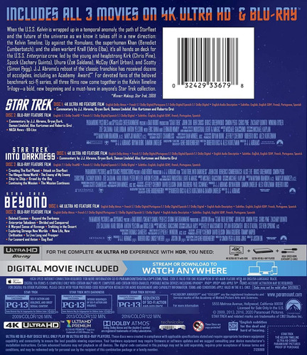 Star Trek Trilogy: The Kelvin Timeline 4k