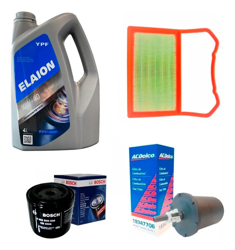 Kit Filtro Aceite Aire Combustible  + 10w40 Vw Up 2017