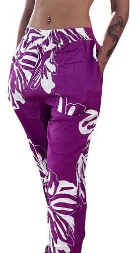 Pantalon Palazzo De Fibrana Estampado