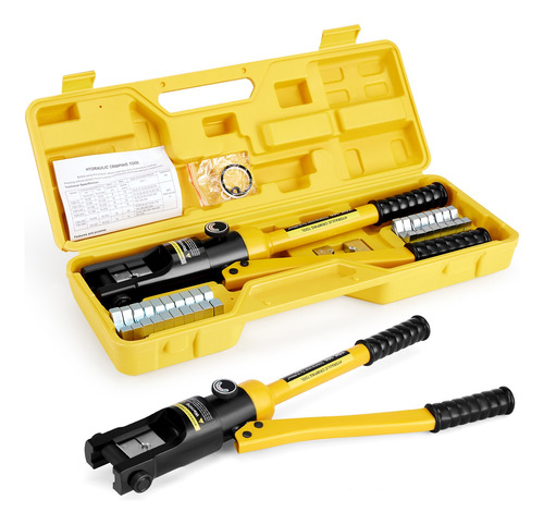 Alicate Hidraulico Prensa 12t Terminal Crimpador 16 A 300mm