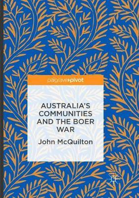 Libro Australia's Communities And The Boer War - John Mcq...