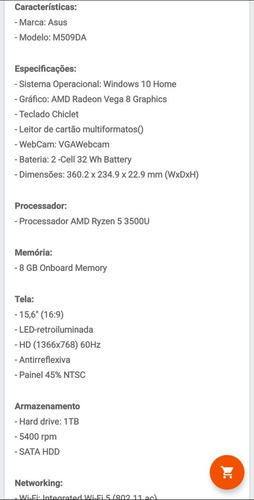 Notebook Asus