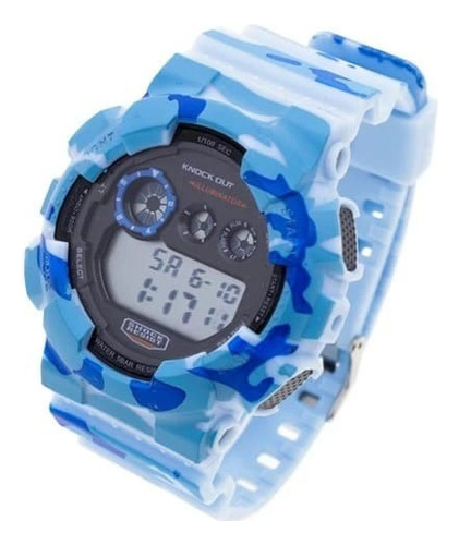 Reloj Knock 8171 Digital Camuflado Wr 50mts