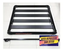 Comprar Parrilla De Techo Porta Equipaje Universal En Aluminio Negra