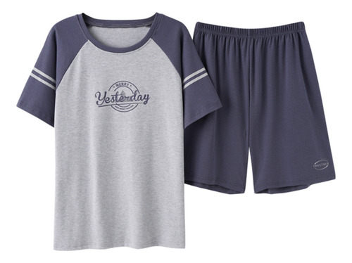 Pijama De Los Hombres Conjunto Deportivo Gris