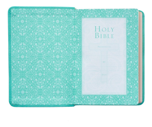 Imagen 6 de 10 de Biblia En Inglés King James Version Chica Letra Grande Aqua