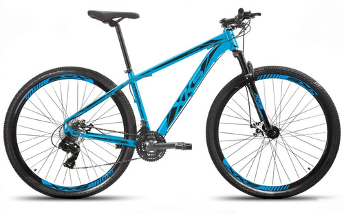 Bicicleta Aro 29 Xks 27 Marchas Freio A Disco Hidráulico Cor Azul/Preto Tamanho do quadro 19