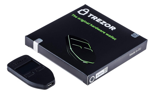 Monedero De Hardware Trezor One Para Criptomonedas, Negro