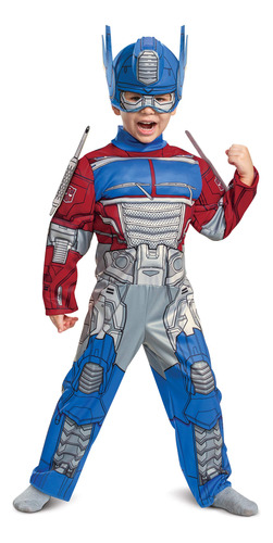 Disfraz De Optimus Prime De Transformers Para Niño Pequeñ.