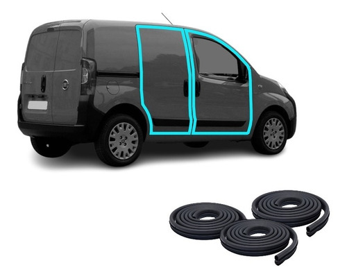 Burlete Fiat Fiorino Qubo Dynamic 12-16 prta lat x3