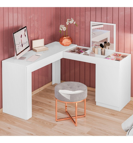 Escritorio Tocador Star Blanco Multimuebles