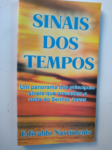 Bolsilivro - Sinais Dos Tempos - Edivaldo Nascimento (Usado)