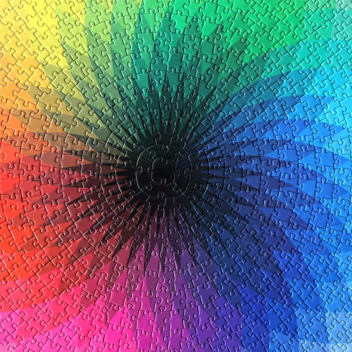 Para 1000 Piezas Redondo Arco Iris Color Degradado