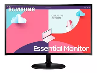 Monitor Samsung Curvo 27 Fhd Ultra Slim Hdmi Vga Aux Color Negro