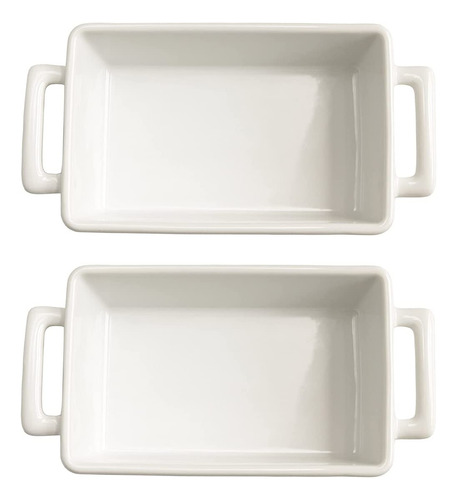 2 Mold Individual Porcelana Blanca 7.9 X 5.1 In