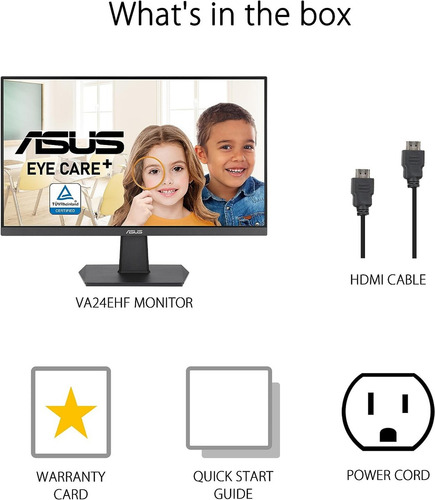 Monitor Asus Va24ehf 24 Fhd Ips Adaptive Sync Hdmi- Boleta