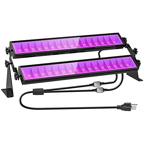 Barra De Luz Led Negra De 160 W, Luz Negra Led Uv Para Glow