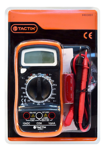 Multimetro Digital Basico Tactix